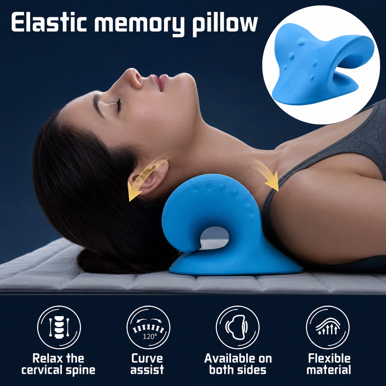 Neck & Shoulder Relief Pillow
