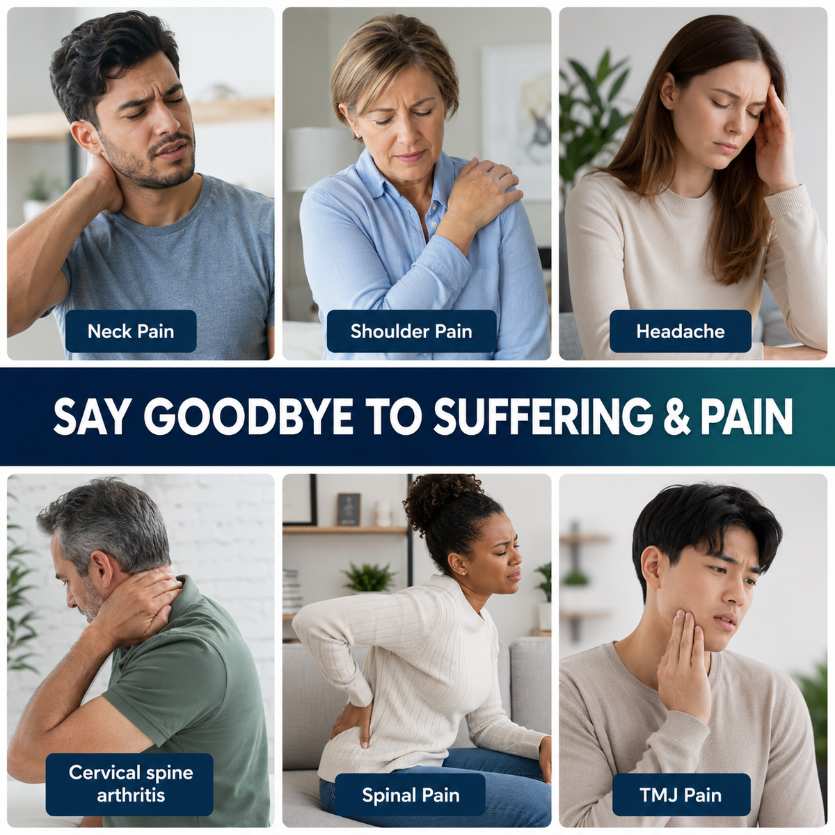 Neck & Shoulder Relief Pillow