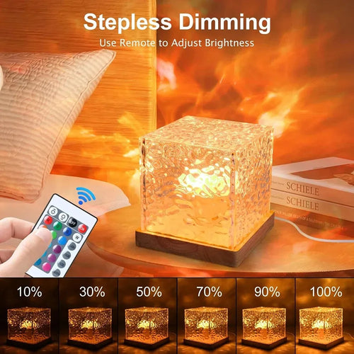 Aurora Wave Projector Lamp – 16 Colors & Remote Control