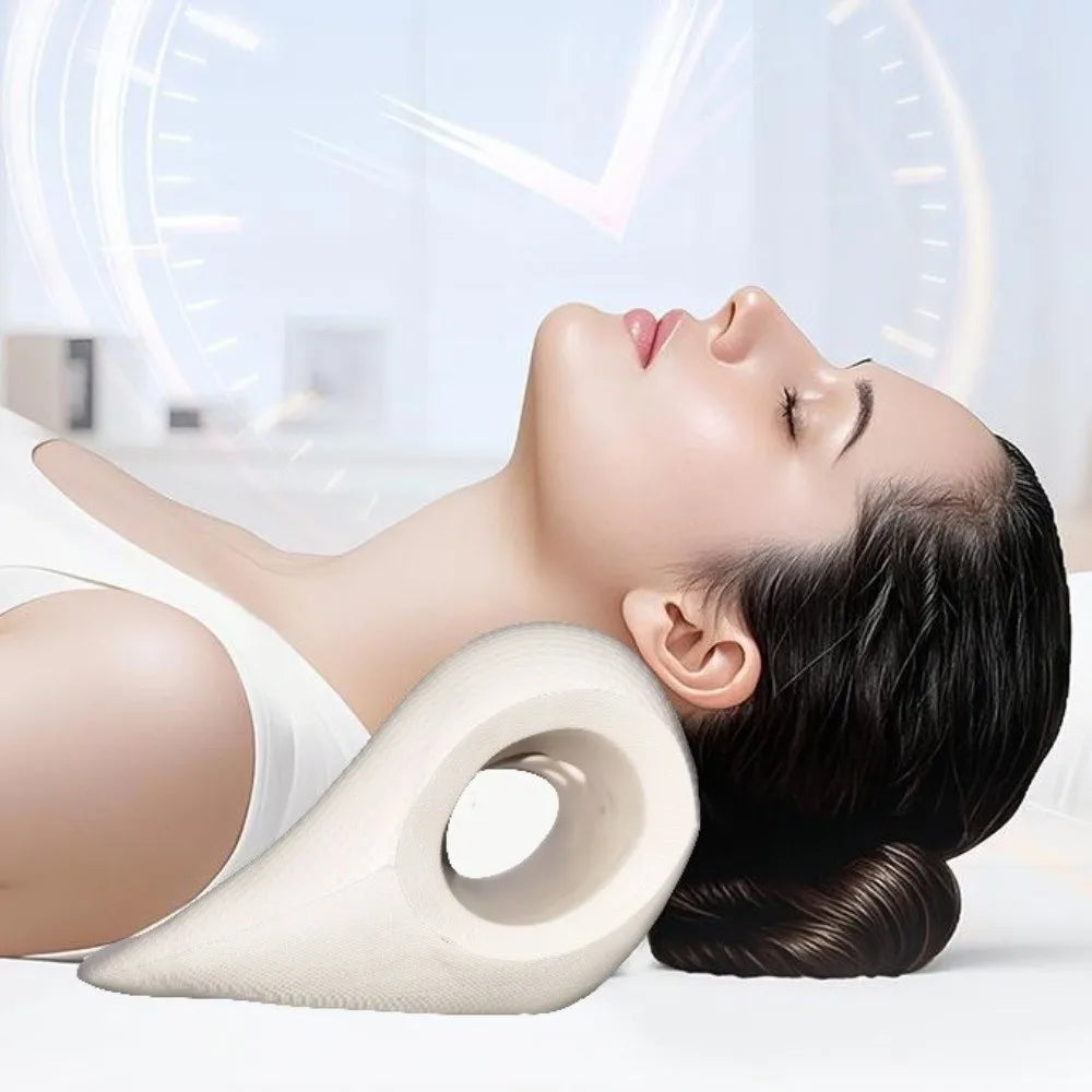 Ergonomic Cervical Neck Traction & Massage Pillow