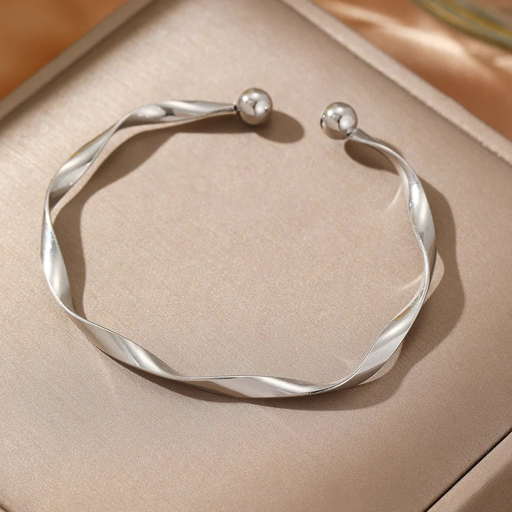 Luxury 925 Sterling Silver Bracelets - Vintage Original Starry Sky Carving Adjustable Bangles Party Wedding Fine Jewelry