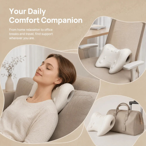 Ergonomic Cervical Neck Traction & Massage Pillow